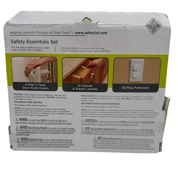 46-Piece Childproofing Kit, Door Knob Covers, Cabinet Latches, Plug Protectors - Picture 2 of 3
